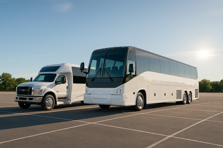 Charter Bus in Merced