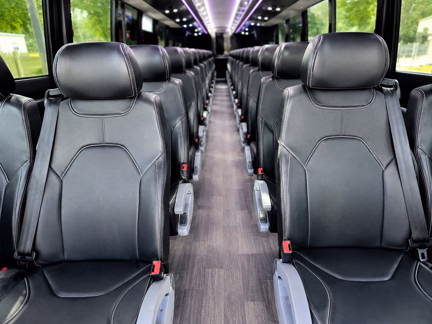 merced charter bus services inside