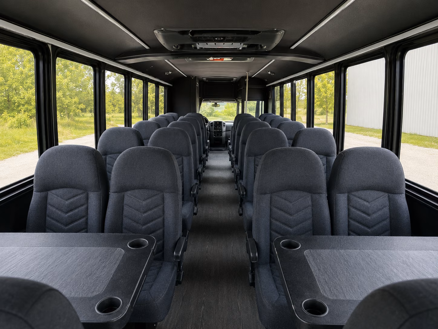 merced concert transportation onboard seating