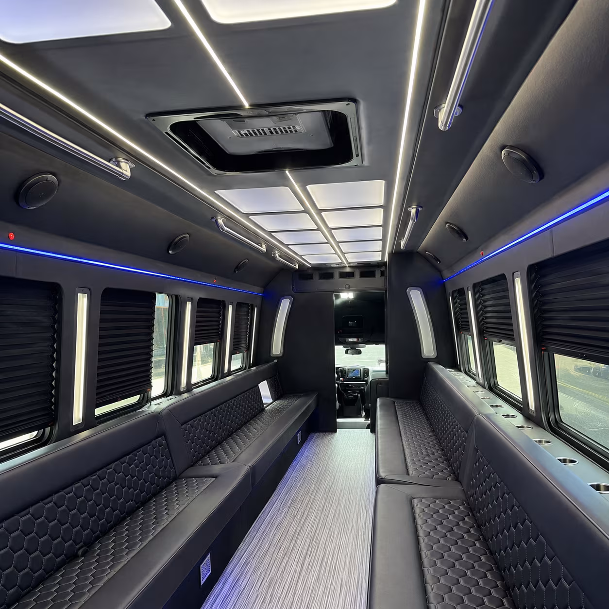 merced party bus rentals inside